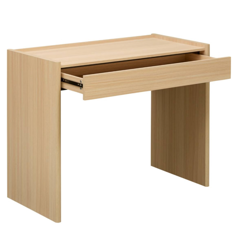 Bureau rectangulaire beige