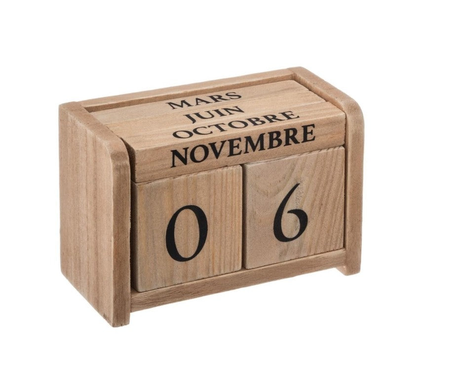 Déco calendrier en bois