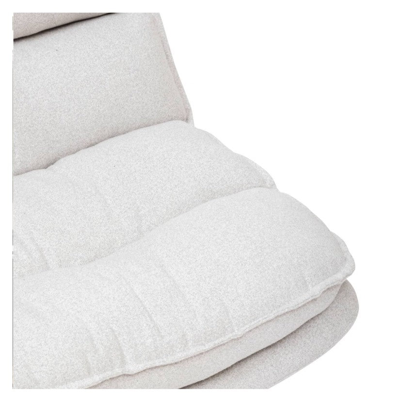 Fauteuil pivotant beige