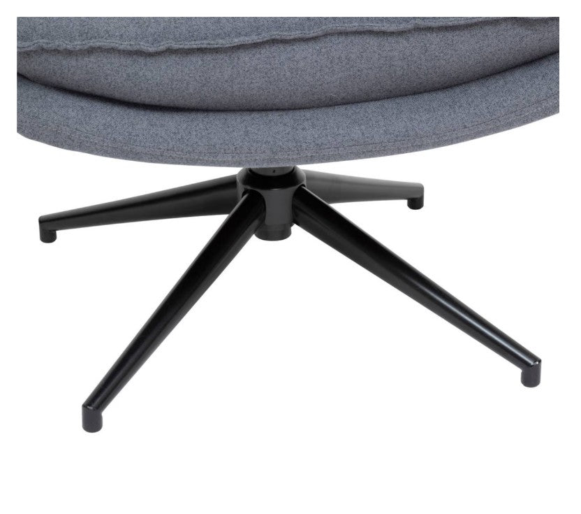 Fauteuil pivotant gris