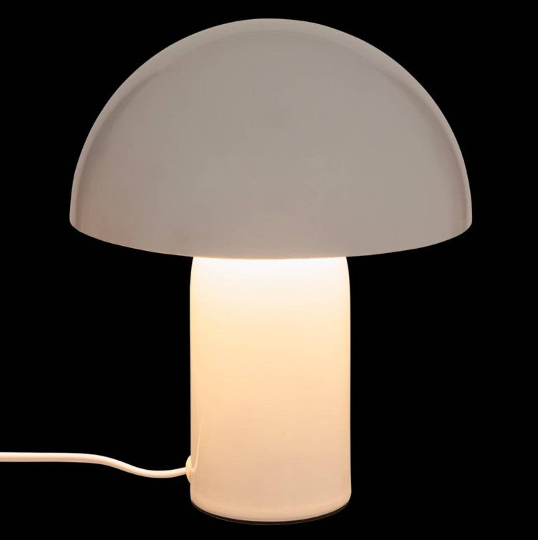 Lampe champignon blanche