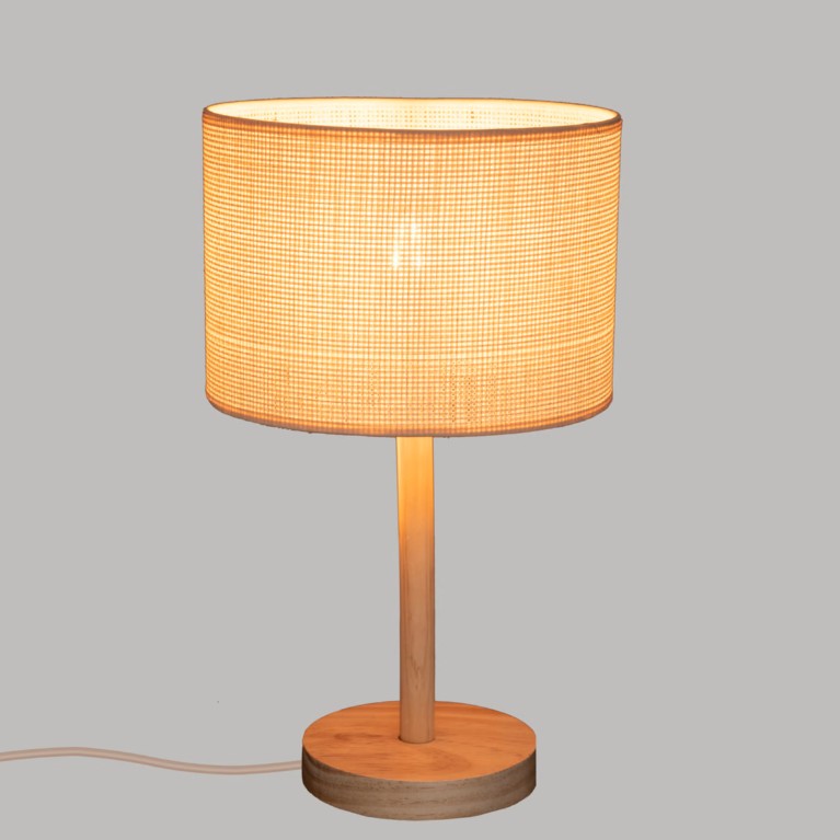Lampe droite en pin