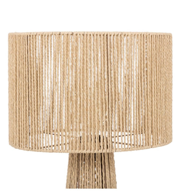 Lampadaire droit en papier beige