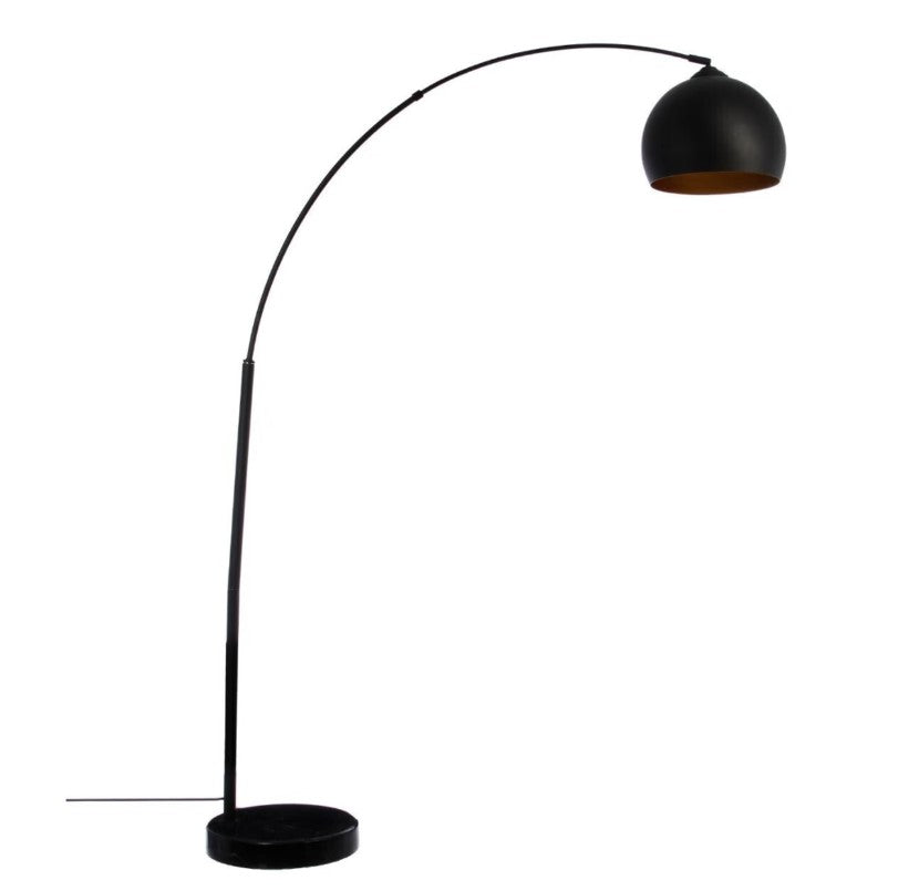 Lampadaire arc noir