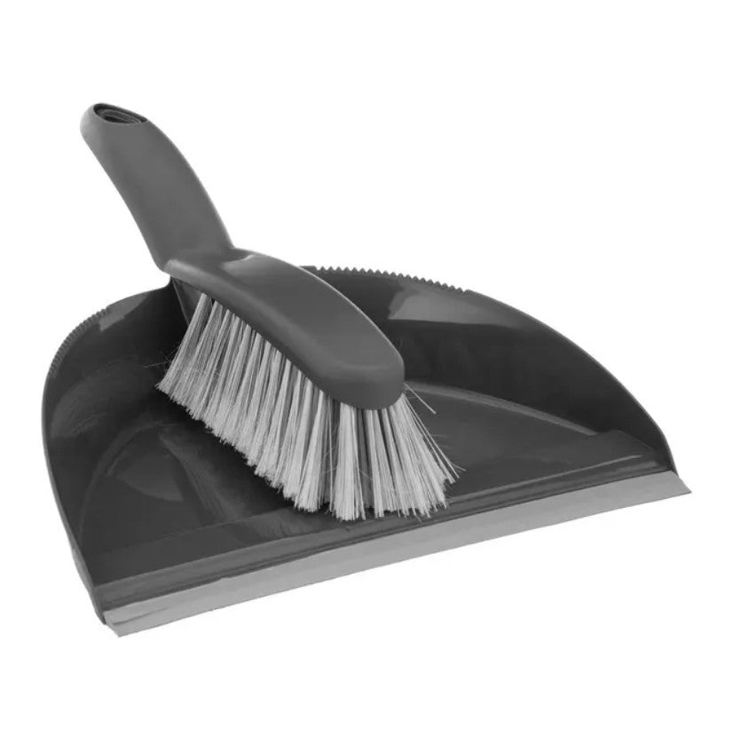 Ensemble pelle/balayette plastique gris