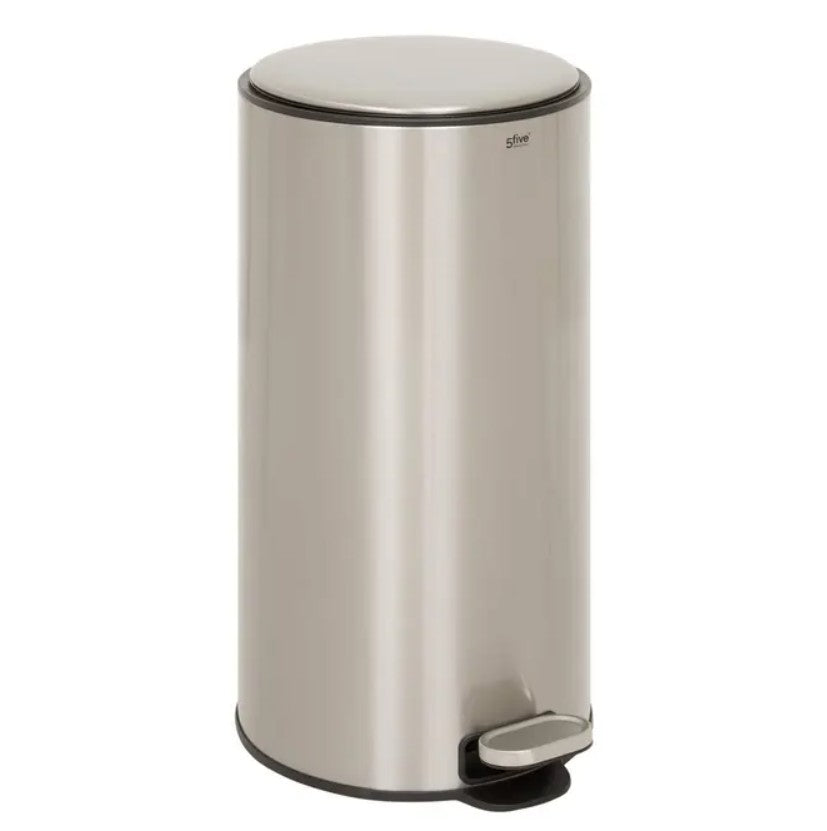 Poubelle ronde en inox