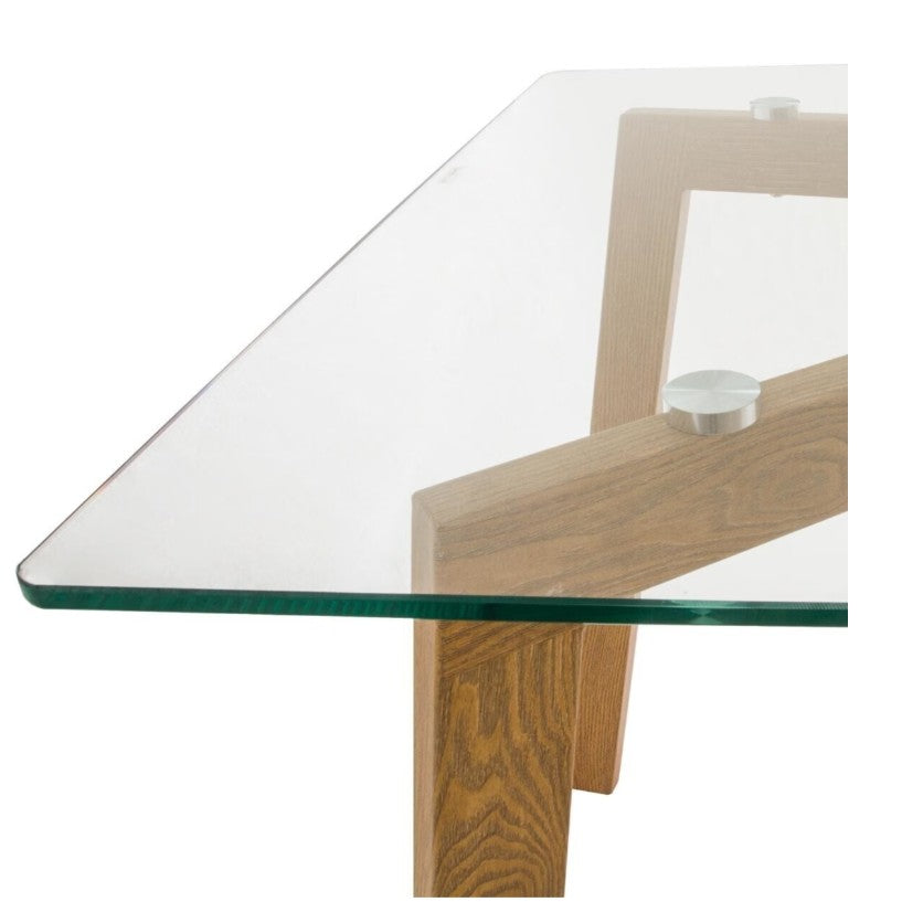 Table à manger transparente bois