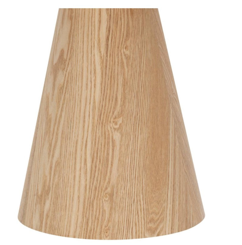 Table d'appoint avec plateau rond beige