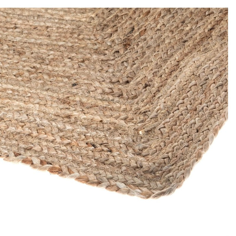 Tapis rectangle jute