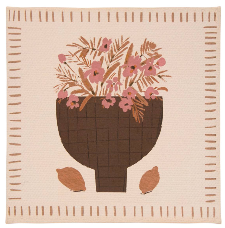 Lot de 5 toiles hacienda beige