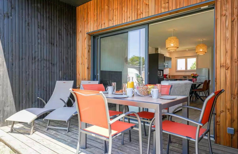 Terrasse d'un logement meublé