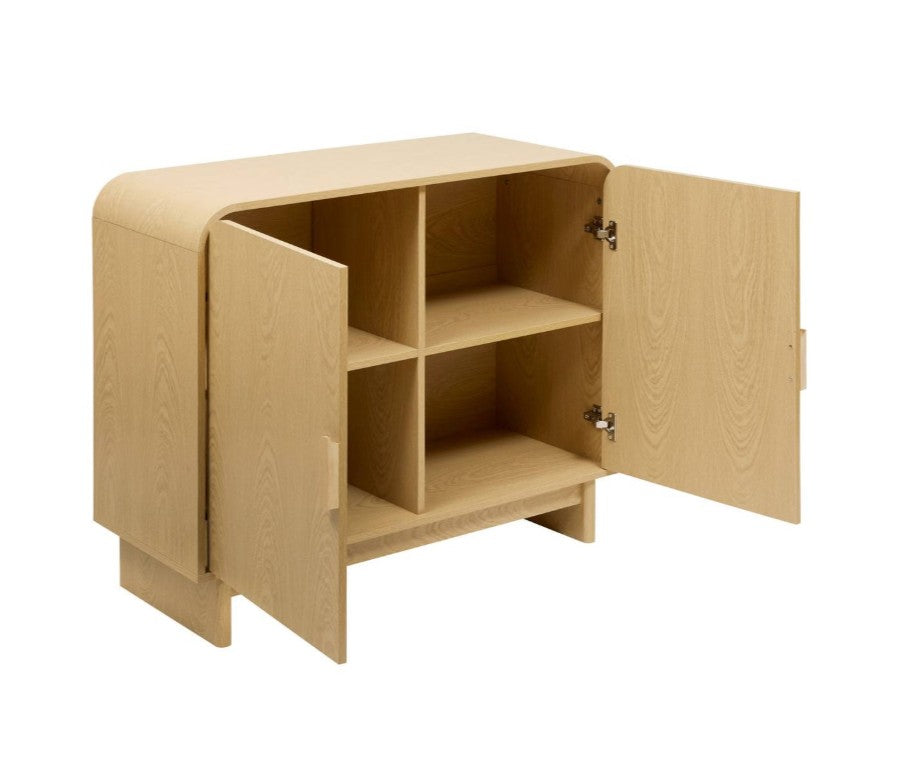 Buffet avec 2 placards beige