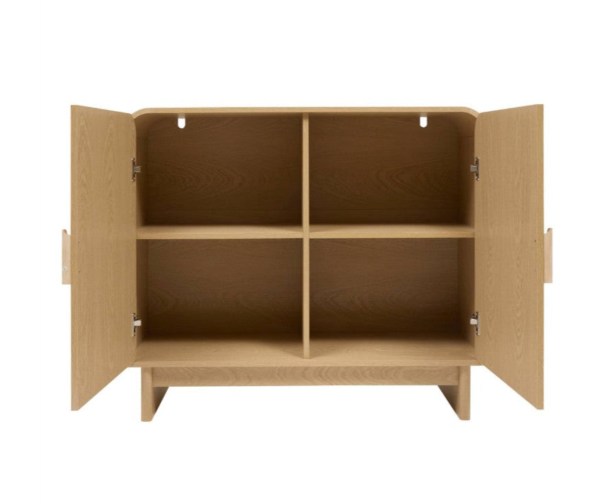 Buffet avec 2 placards beige
