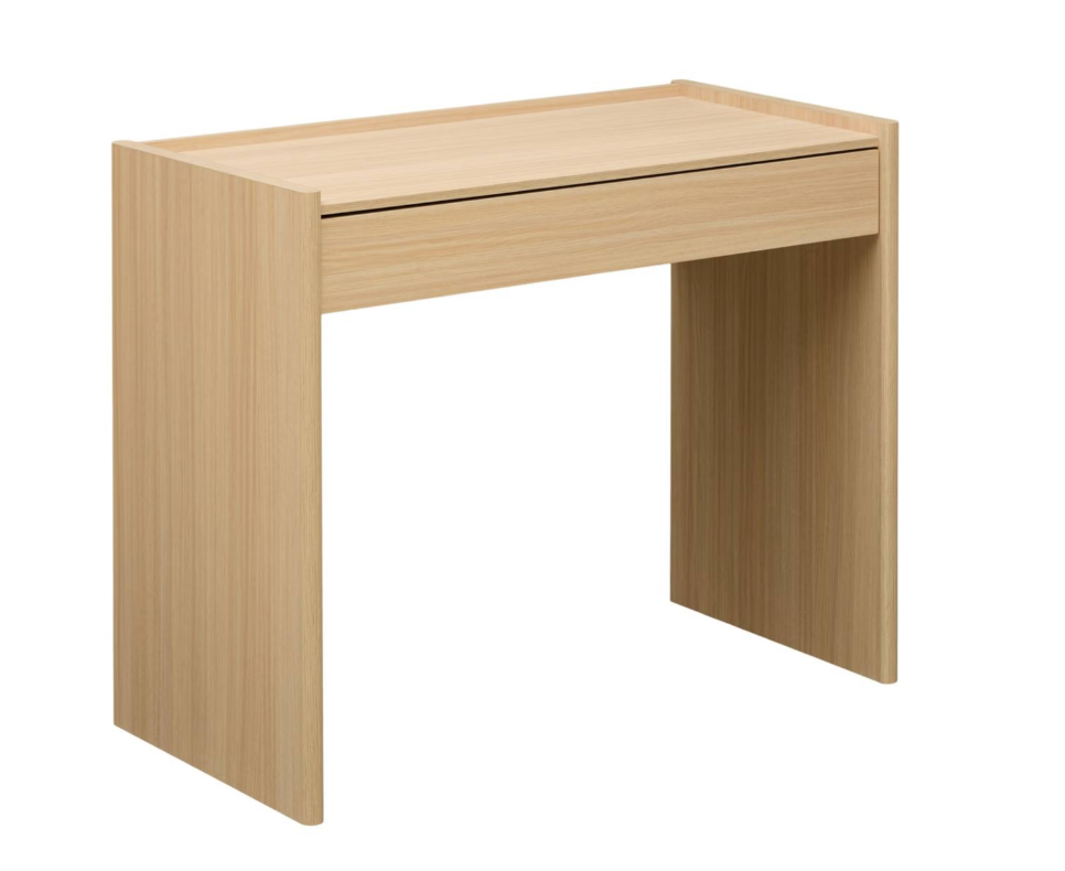 Bureau rectangulaire beige