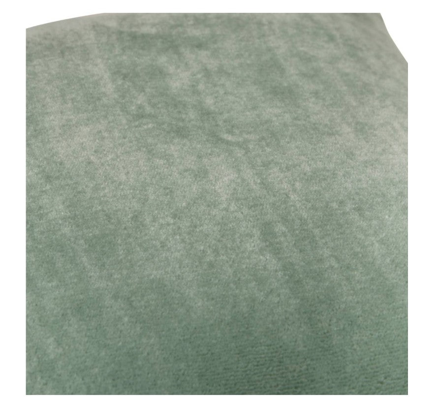 Coussin tissu doux vert céladon 38x38cm