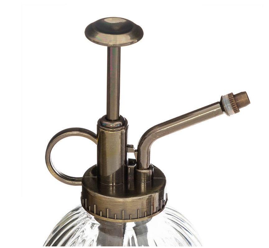 Pulvérisateur vintage en verre fumé