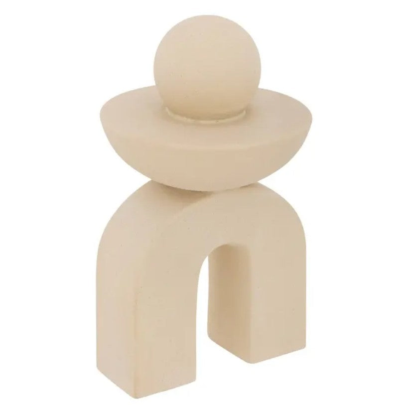 Déco à poser céramique beige