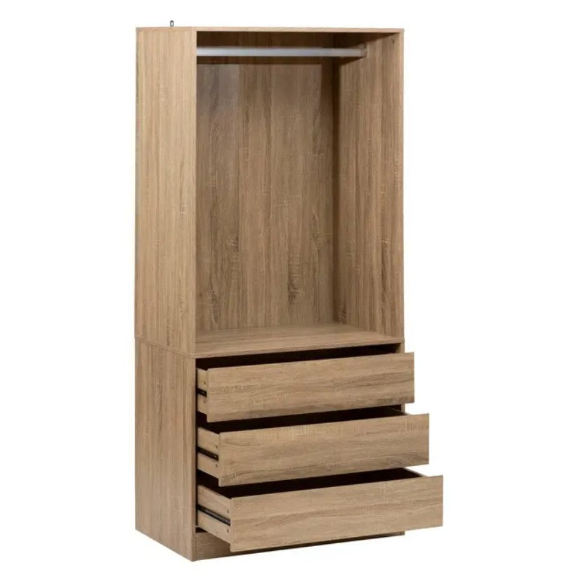 Dressing 3 tiroirs avec penderie
