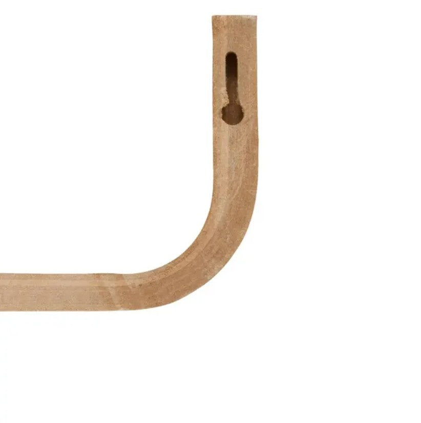 Étagère courbée mur