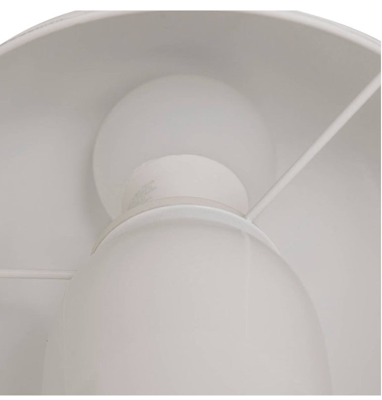 Lampe champignon blanche