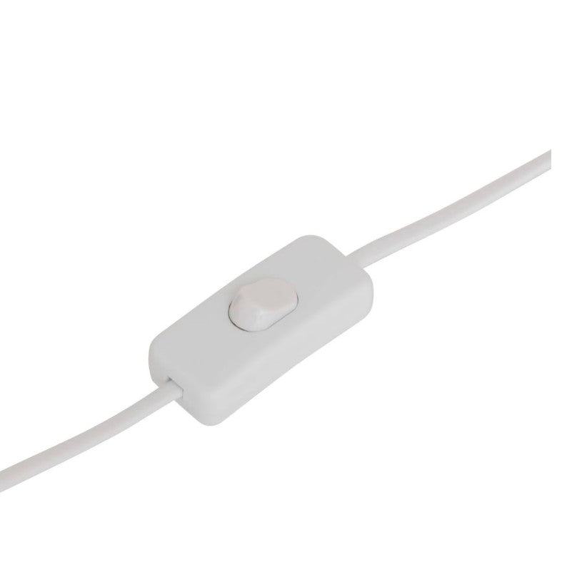 Lampe champignon blanche