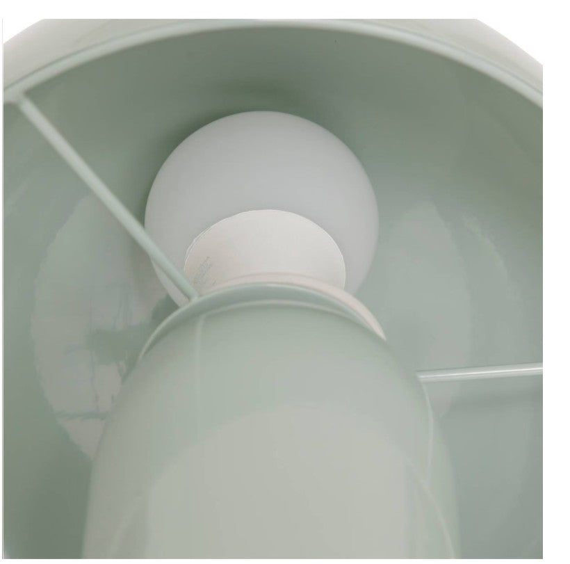 Lampe champignon vert céladon