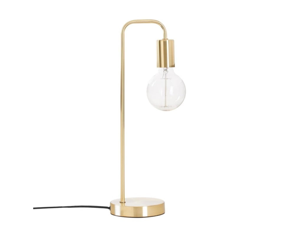 Lampe arc doré