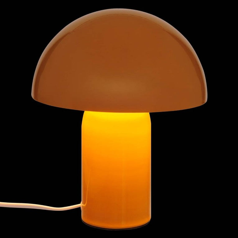 Lampe champignon ocre