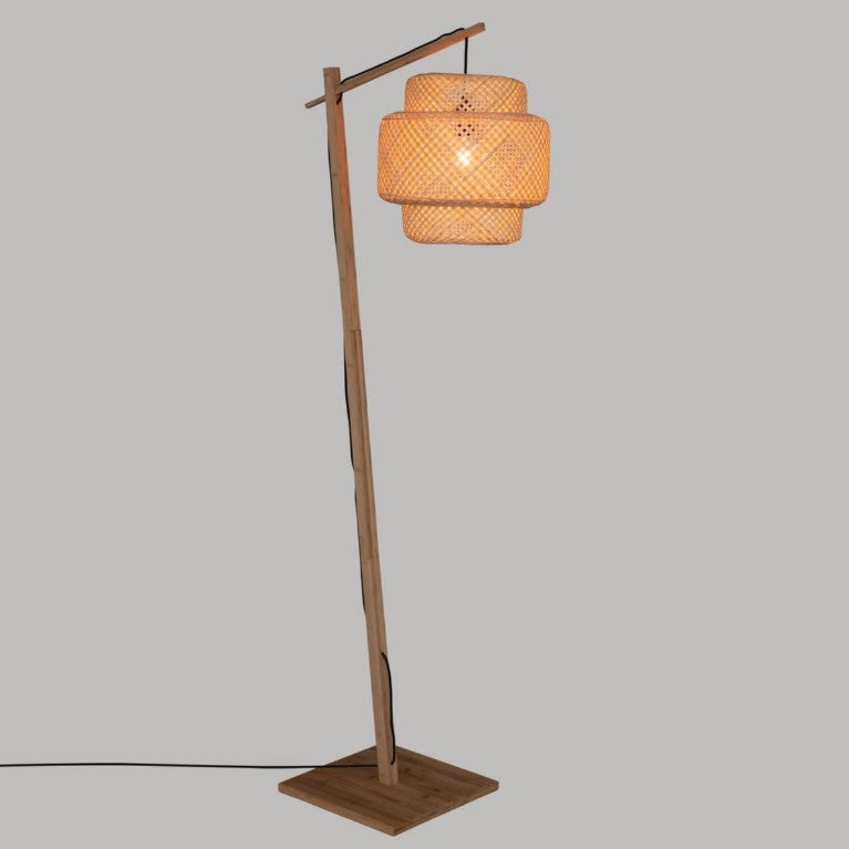Lampadaire bambou