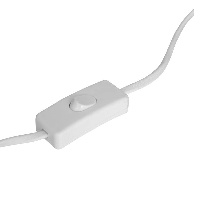 Lampe abat-jour blanc rond