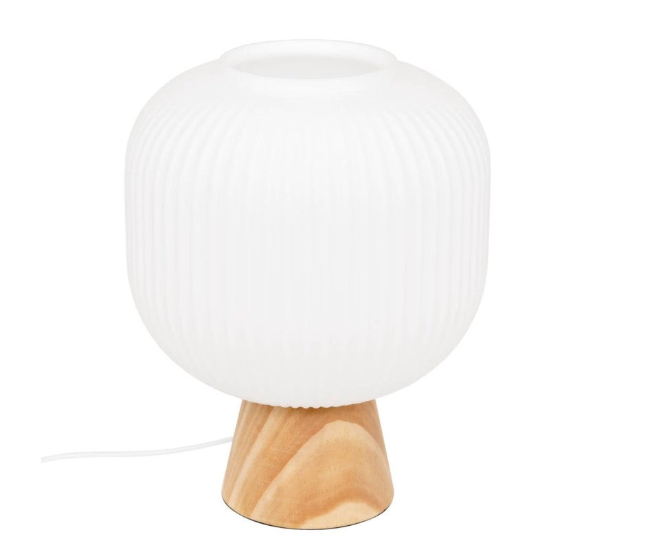 Lampe abat-jour blanc rond