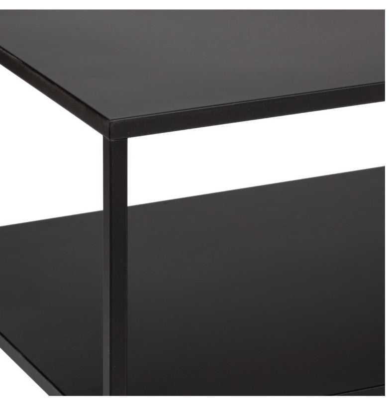 Meuble TV en métal noir
