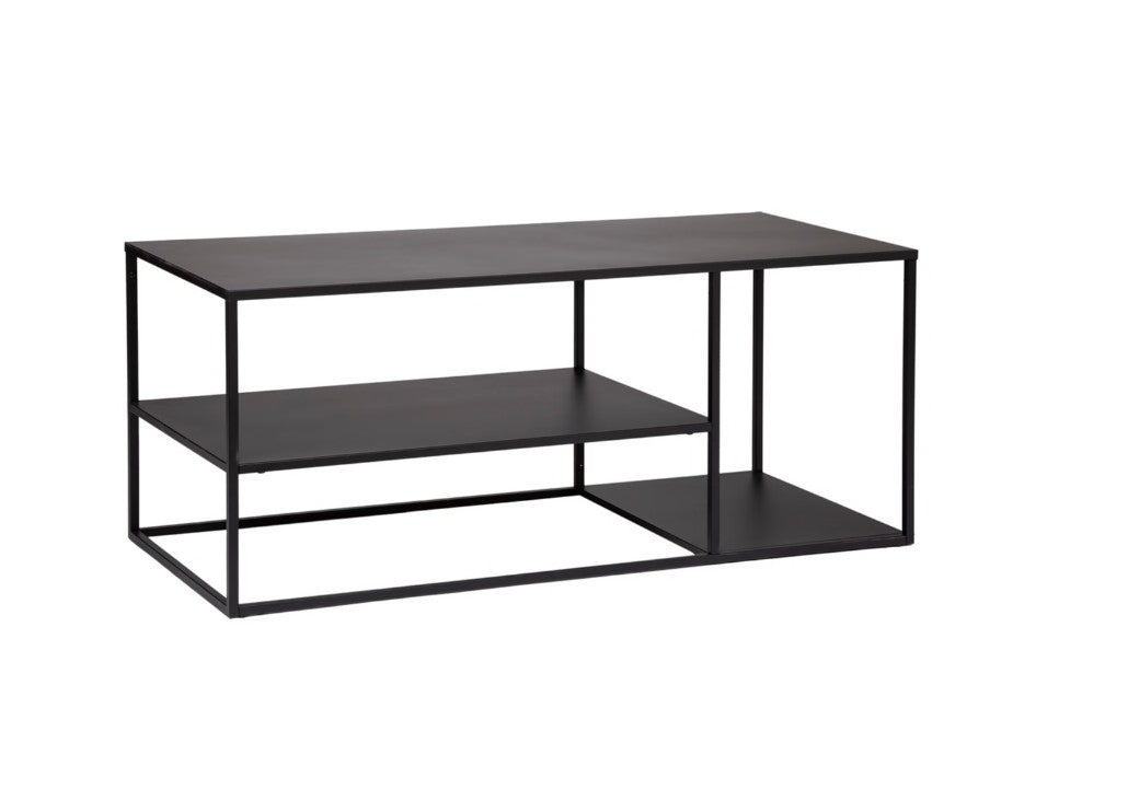 Meuble TV en métal noir