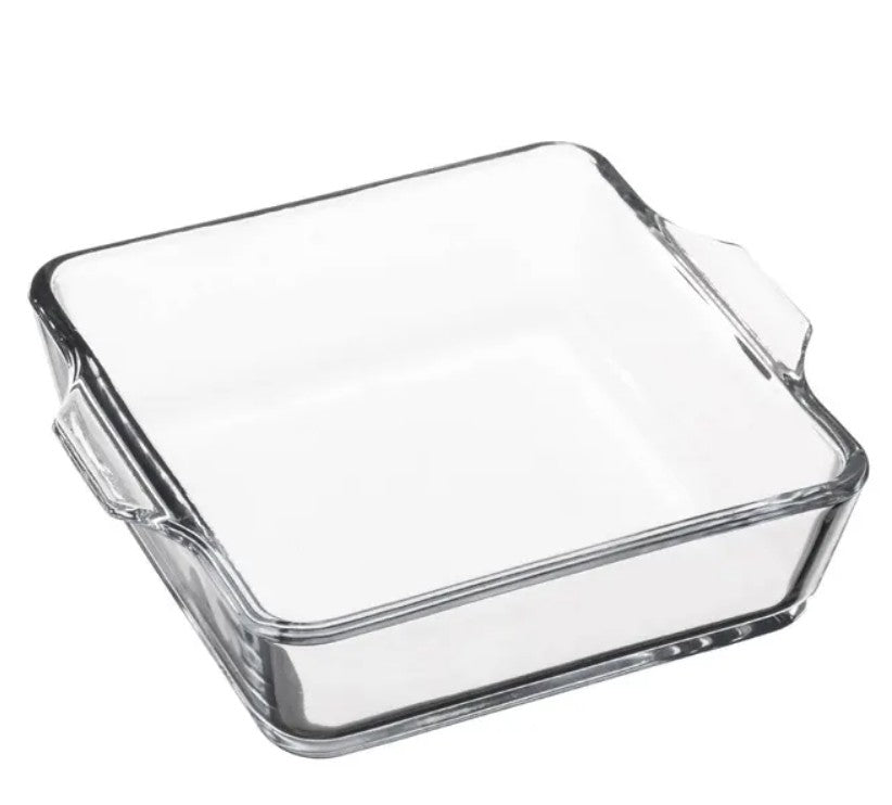 Mini plat carré en verre