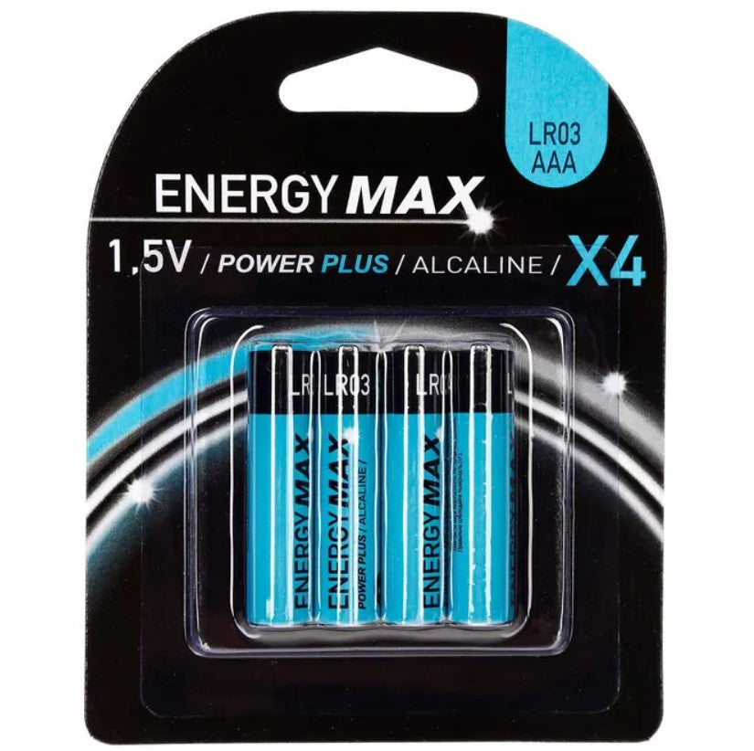 Lot de 4 piles Power Plus LR03 AAA