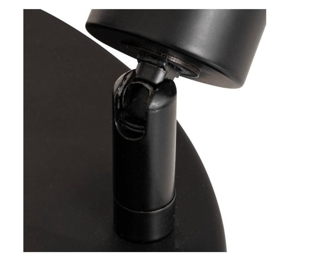 Applique murale 3 spots filaires noir