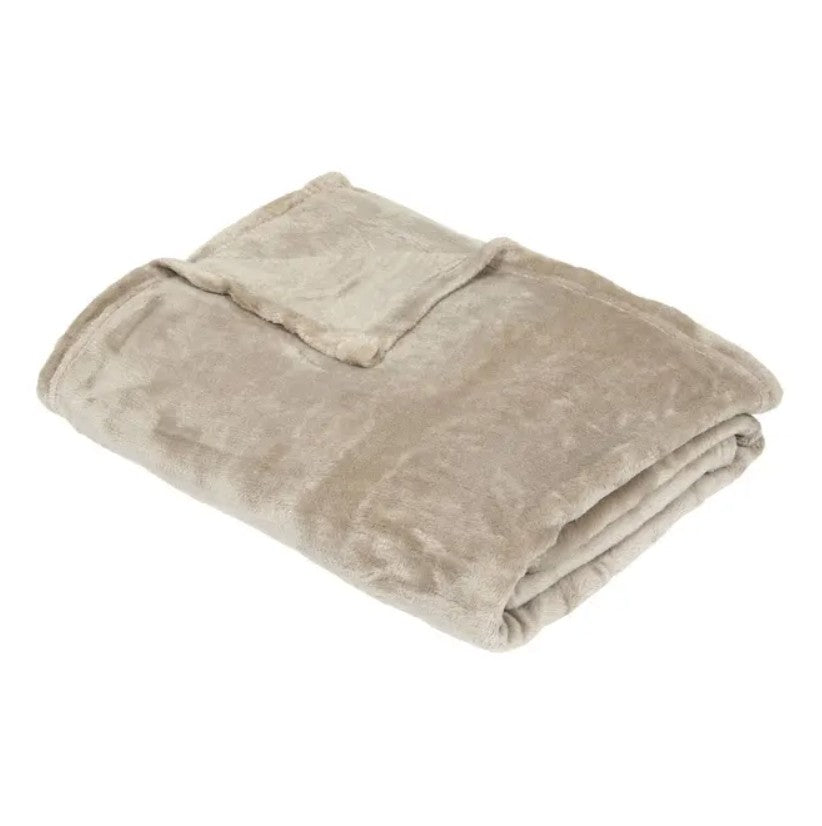 Plaid uni 125x150cm beige