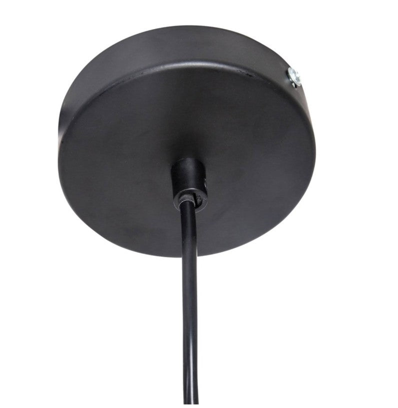 Suspension en métal noir