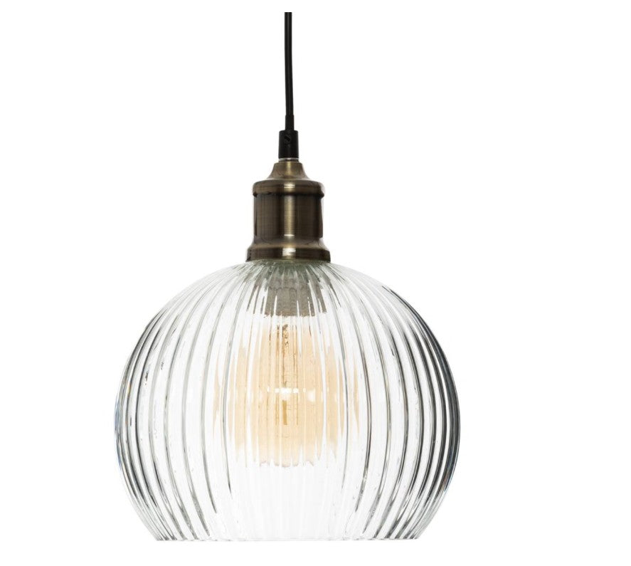 Suspension bulle en verre