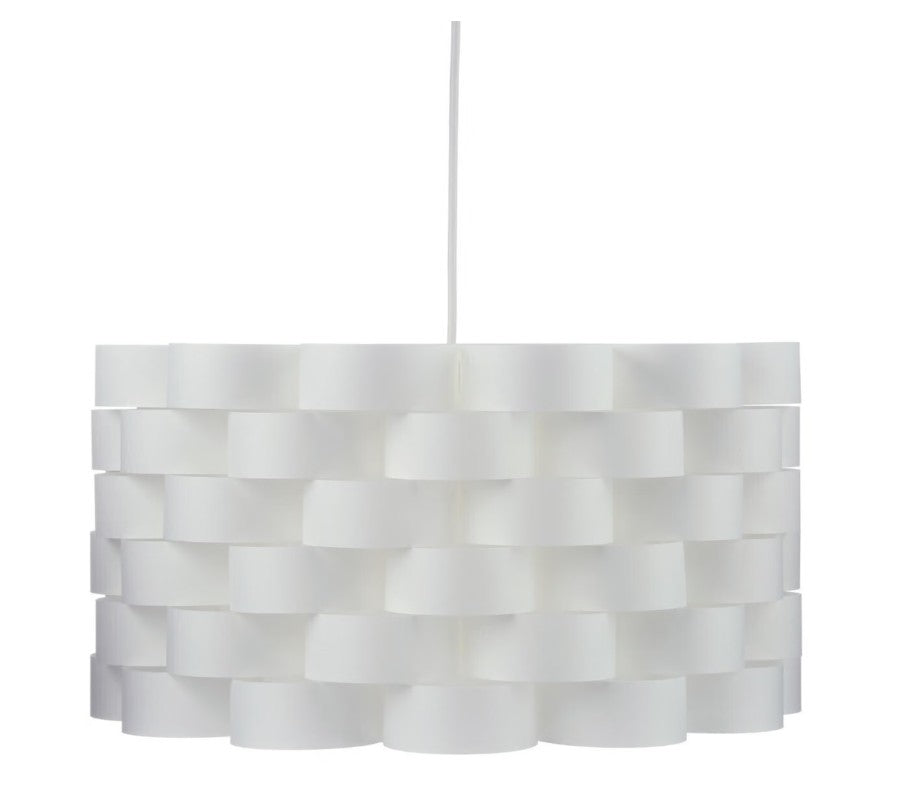 Suspension en papier blanc