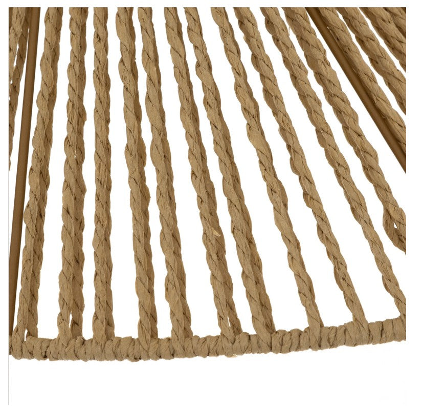 Suspension courbée beige