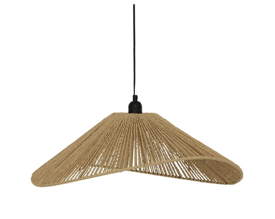 Suspension courbée beige