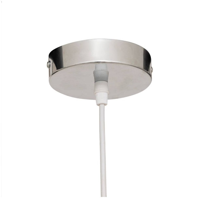 Suspension en acier argent