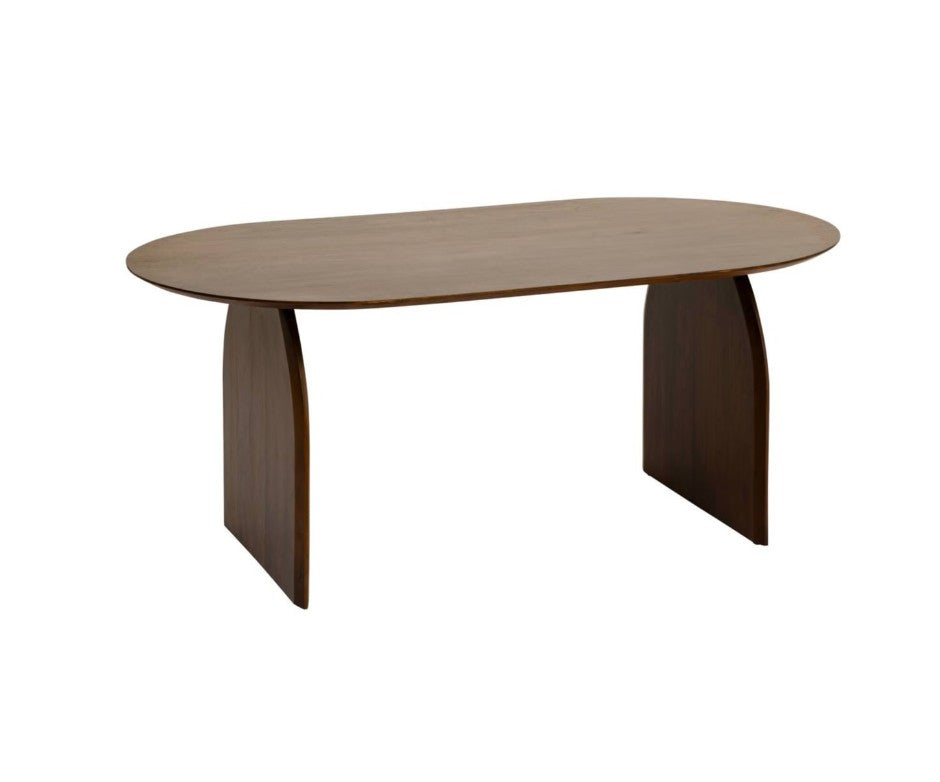 Table à manger en acacia marron