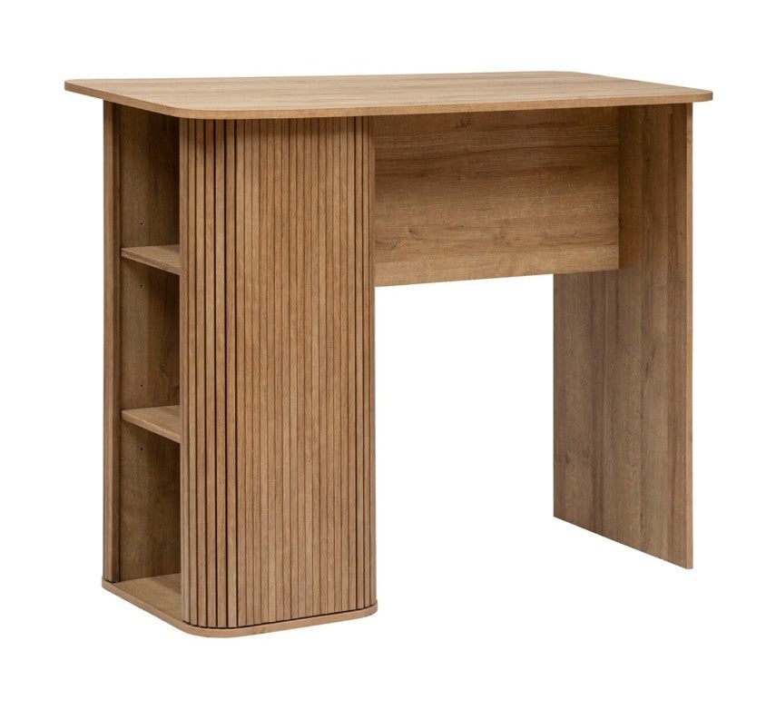 Table de bar placage effet bois