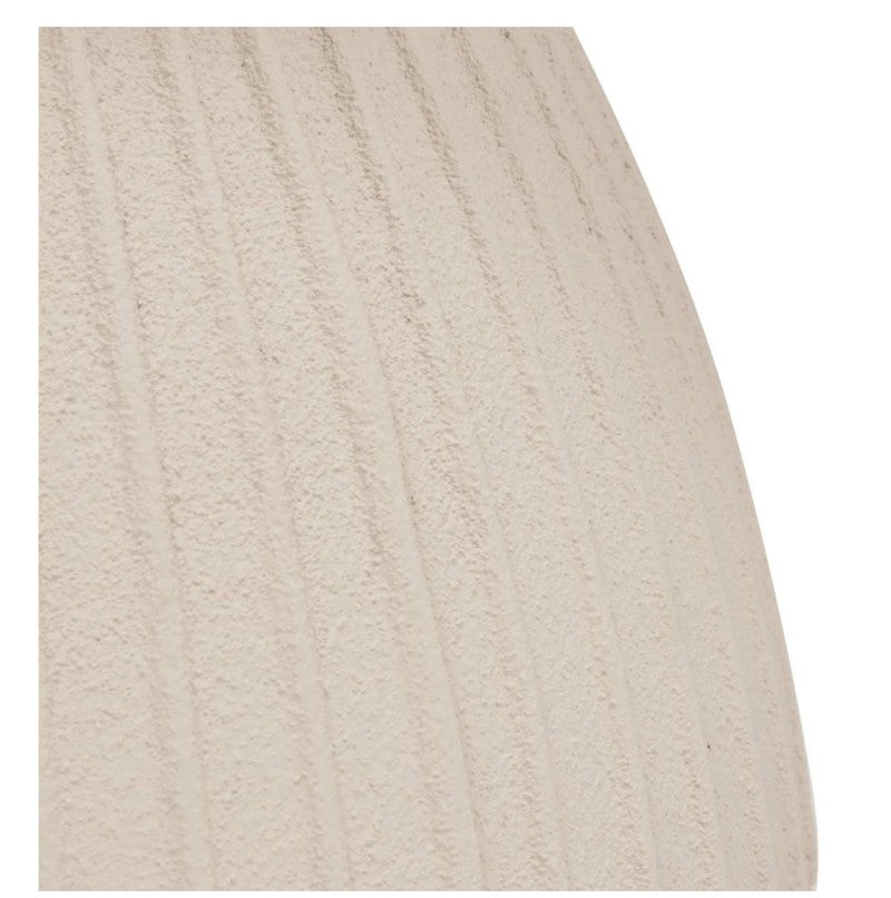 Table basse imitation argile beige