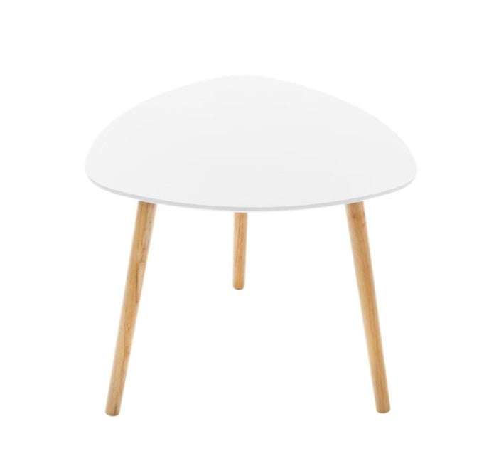 Lot de 3 tables basses gigognes blanches