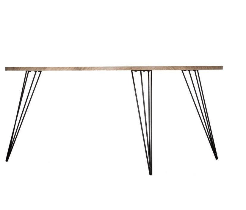Table basse en bois et métal