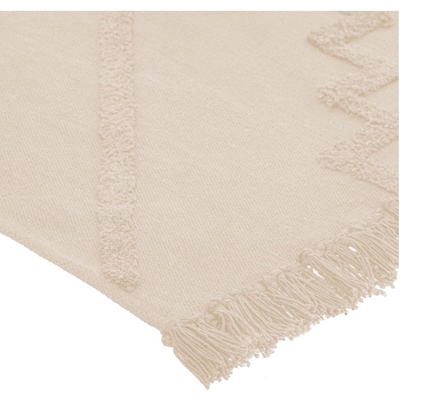 Tapis tufté en coton