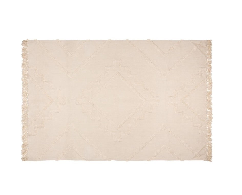 Tapis tufté en coton